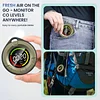 3 in 1 Portable Carbon Monoxide Detector Professional Rechargeable Real-time Travel CO Monitor for Travel/Camping/Camper/RV