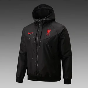 2024/2025 Liverpool Windbreaker Black Soccer Jersey 1:1 Thai Quality