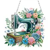 2Pcs machine &agrave; coudre-bricolage pendentif