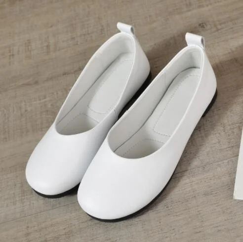 Women Real Leather Shoes Moccasins Mother Loafers Soft Flats Casual Female Driving Ballet Footwear Comfortable grandma shoes