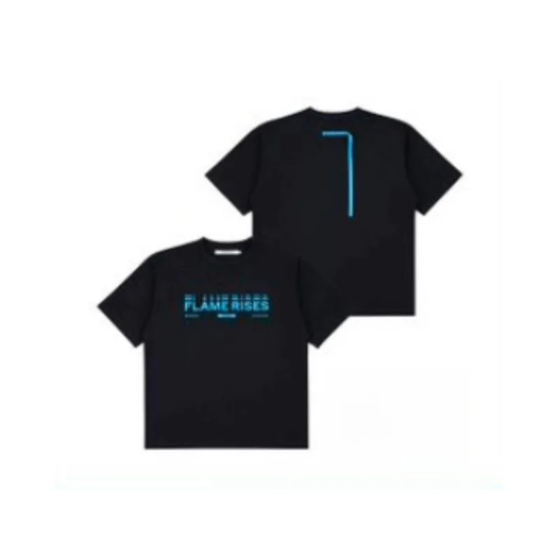 LE SSERAFIM 2023 TOUR 'FLAME RISES' Black T-shirt