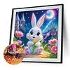 5D DIY teilweise speziell geformter Bohrer Diamant Malerei Kit Kaninchen Dekor 30x30cm