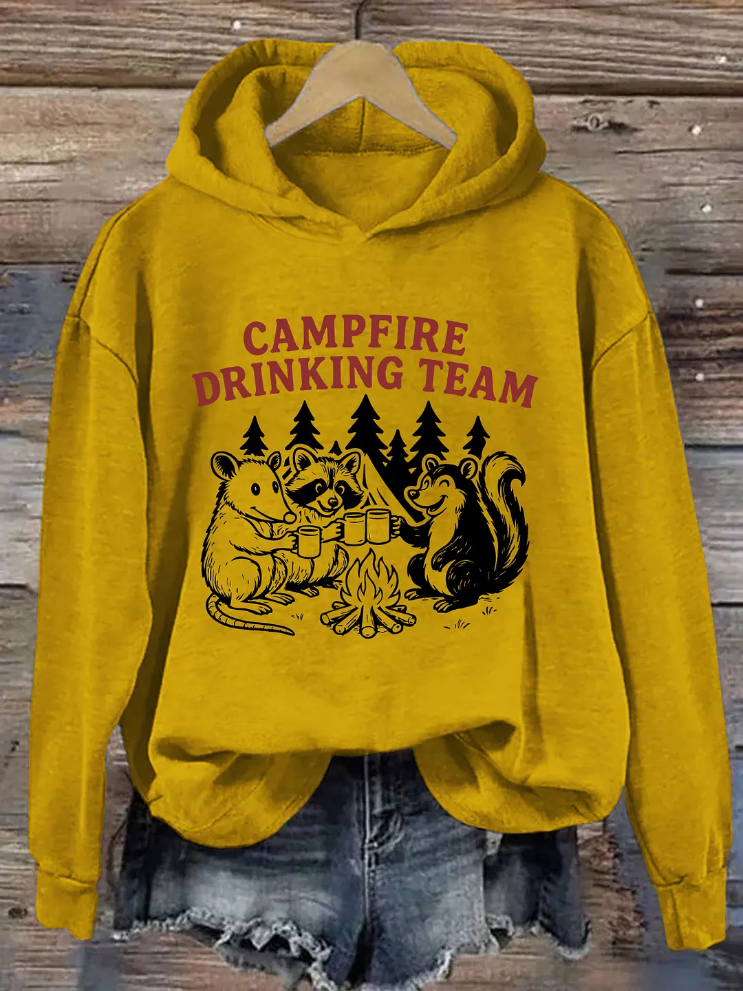 Campfire Drinking Team Hoodie