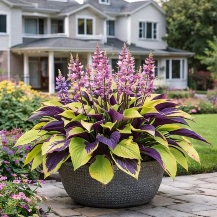 🪴Amethyst Dawn Glow Hosta Bulbs🌟 High-Yield🌟 