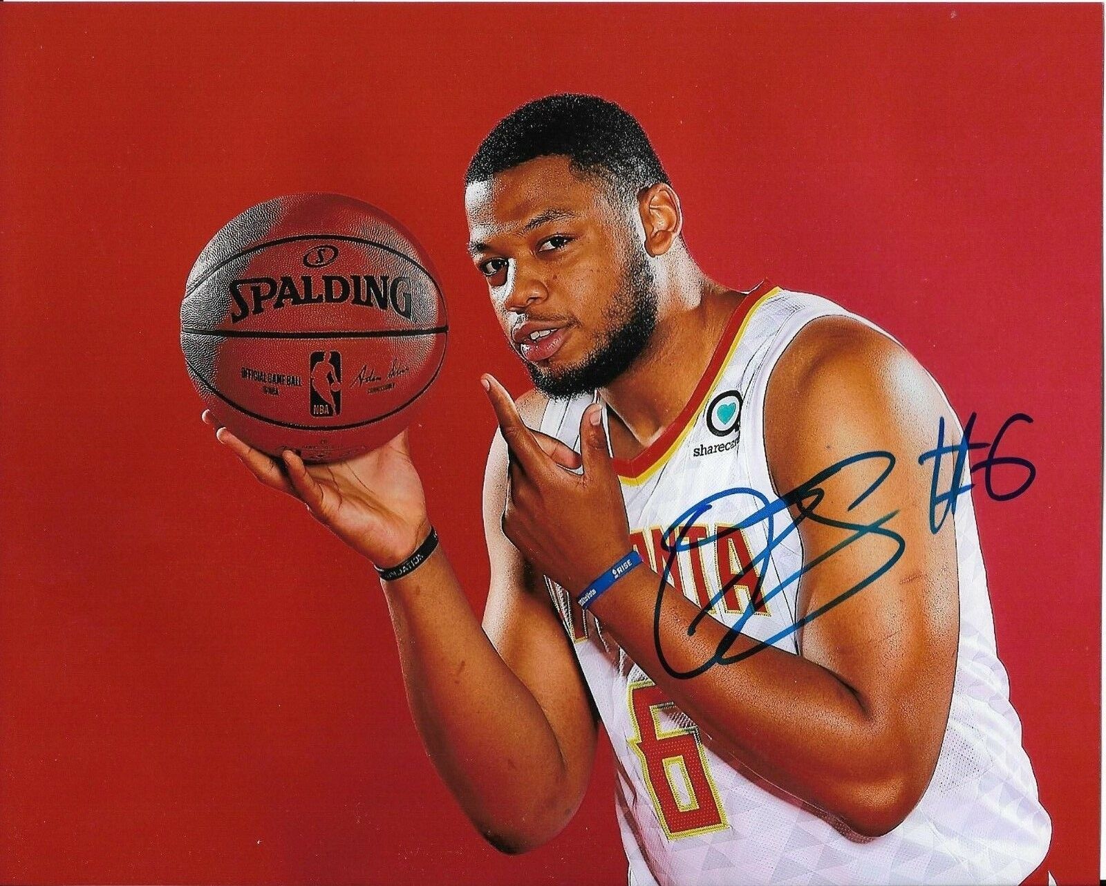 OMARI SPELLMAN signed autographed ATLANTA HAWKS 8x10 Photo Poster painting w/ COA