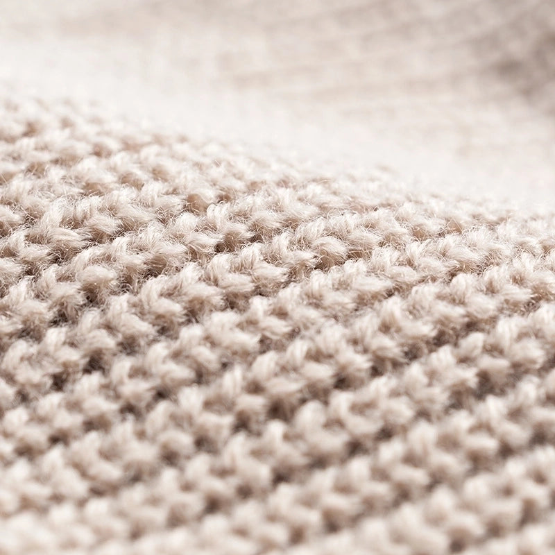 Unisex Minimalist Solid Color Crimping Wool Cap