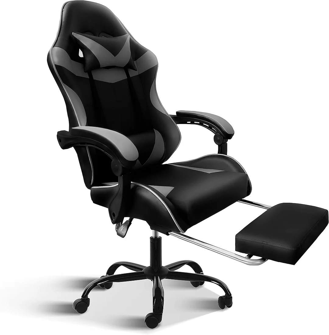 Ergonomic backrest and seat height adjustment Swivel racing chair
