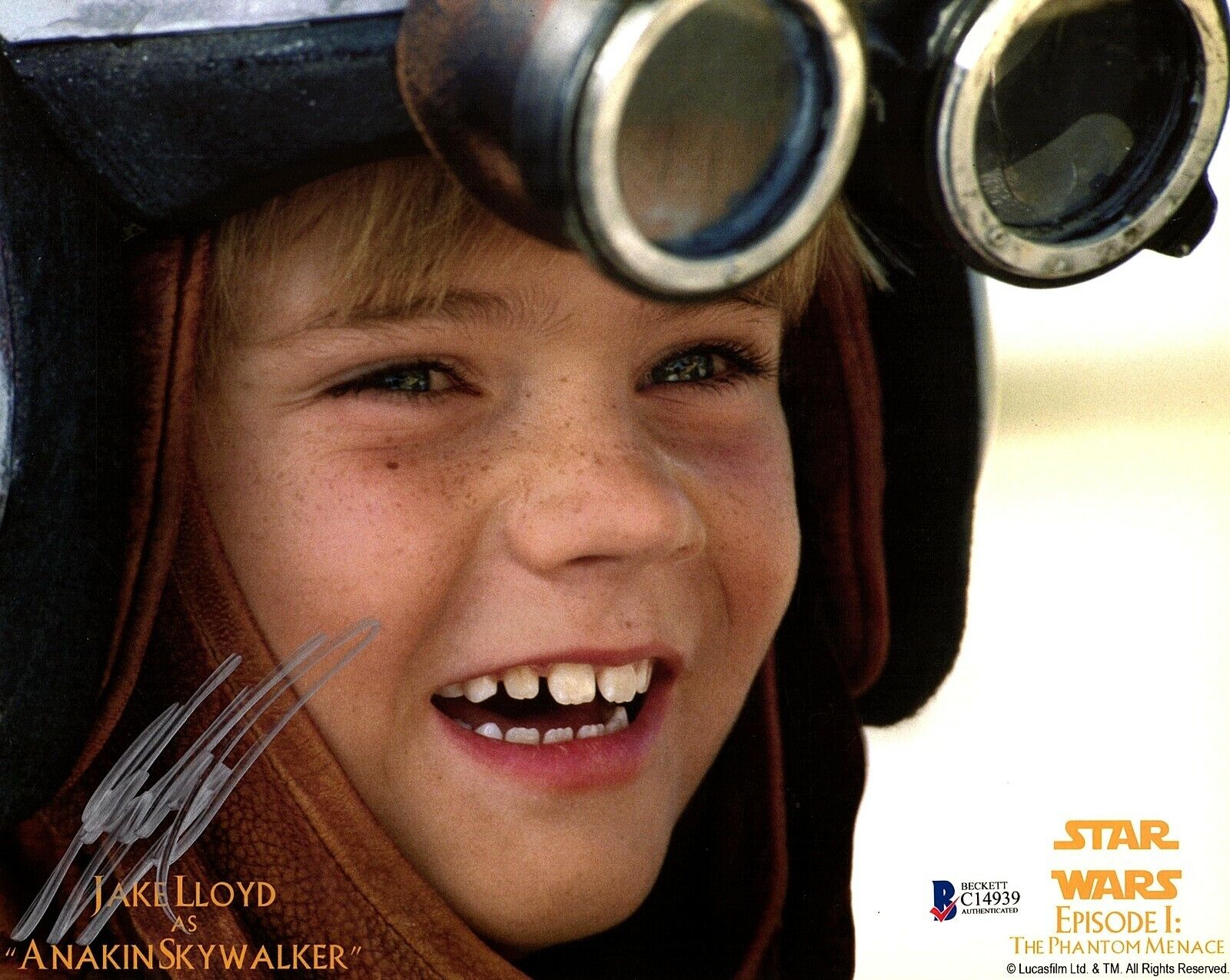 JAKE LLOYD Signed STAR WARS Anakin