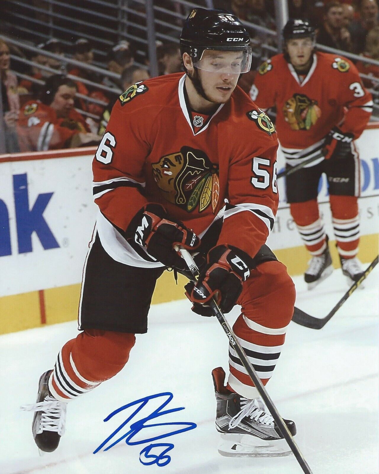 Marko Dano Signed 8×10 Photo Poster painting Chicago Blackhawks Autographed COA