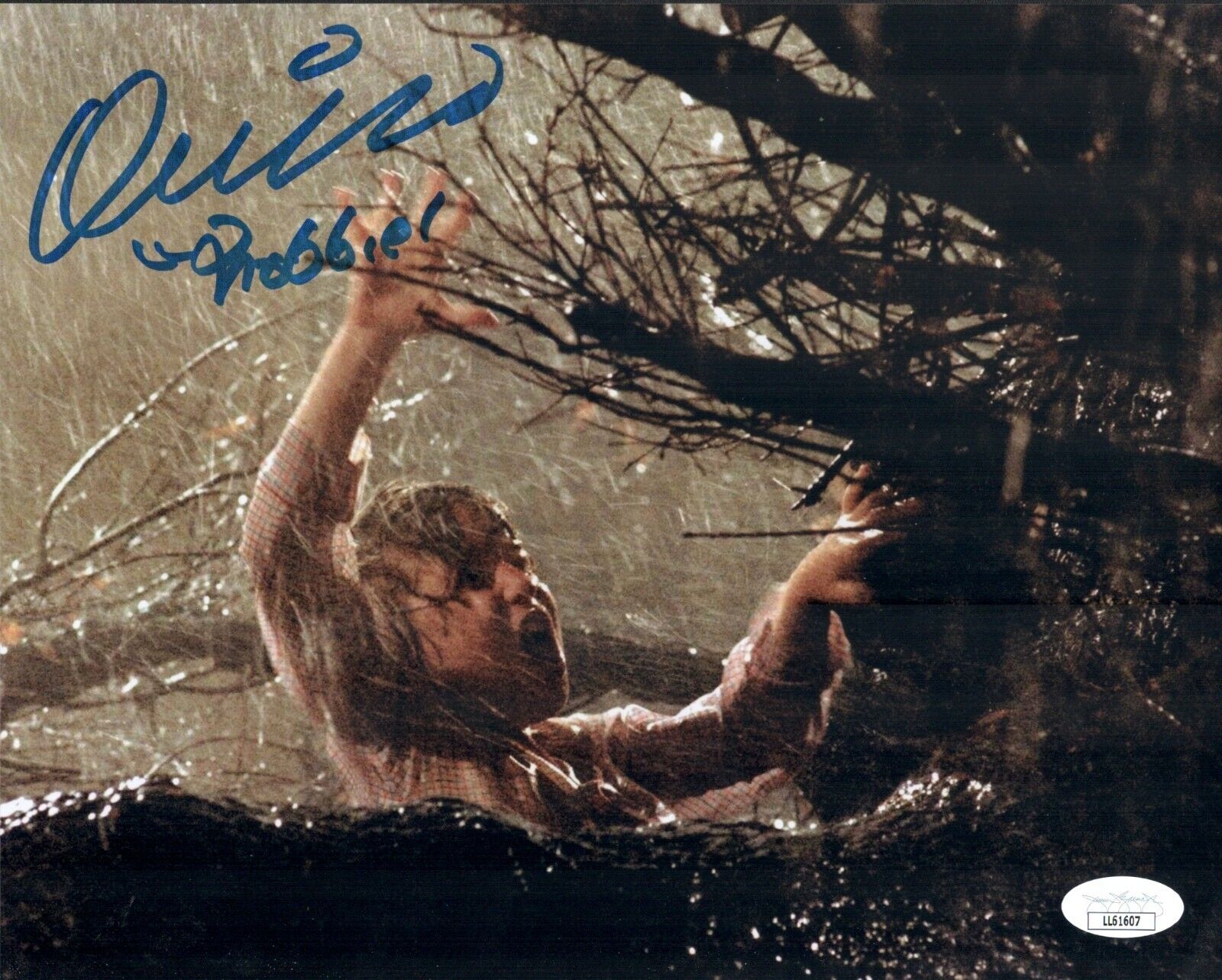 OLIVER ROBINS Signed ROBBIE 8x10 Photo Poster painting POLTERGEIST Horror Autograph JSA COA Cert