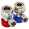 R134A A/C Adapter Copper High Low Adapter Air Conditioner Coolant Quick Coupling