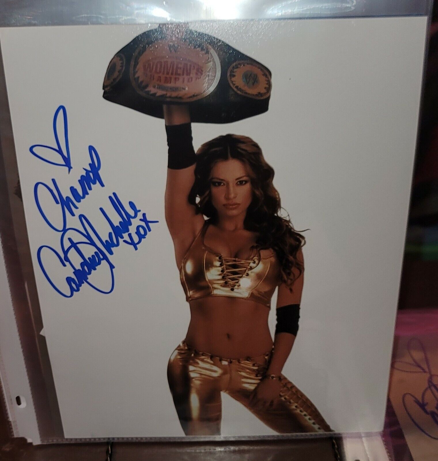 Candice Michelle WWE Diva authentic hand signed autographed 8x10