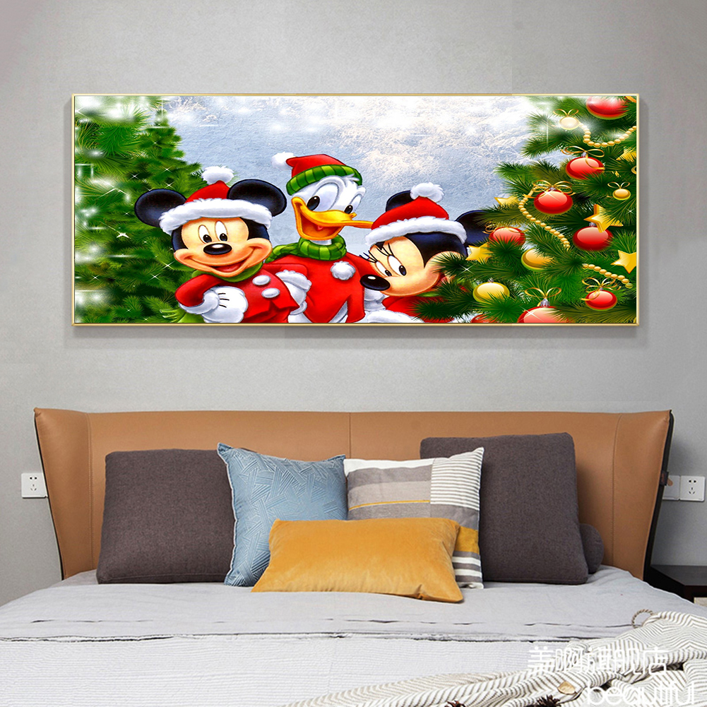 

60*30CM - Round Drill Diamond Painting - Cartoon Mouse (Big Size), 501 Original