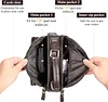 BAIGIO Schultertasche Herren Umh&auml;ngetasche Leder Herrentasche Vintage Crossbody Messenger Bag f&uuml;r Arbeit Reise Alltagsleben