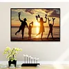 Diamond Painting -DIY Round Drill Sunset Family