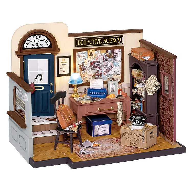 rolife-mose-s-detective-agency-dg157-diy-miniature-house-robotime