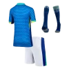 Brazil Away Kids Soccer Jerseys Full Kit Copa America 2024