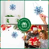Diamond Painting 2D Flat Winter Snowflake Wall Door Decor