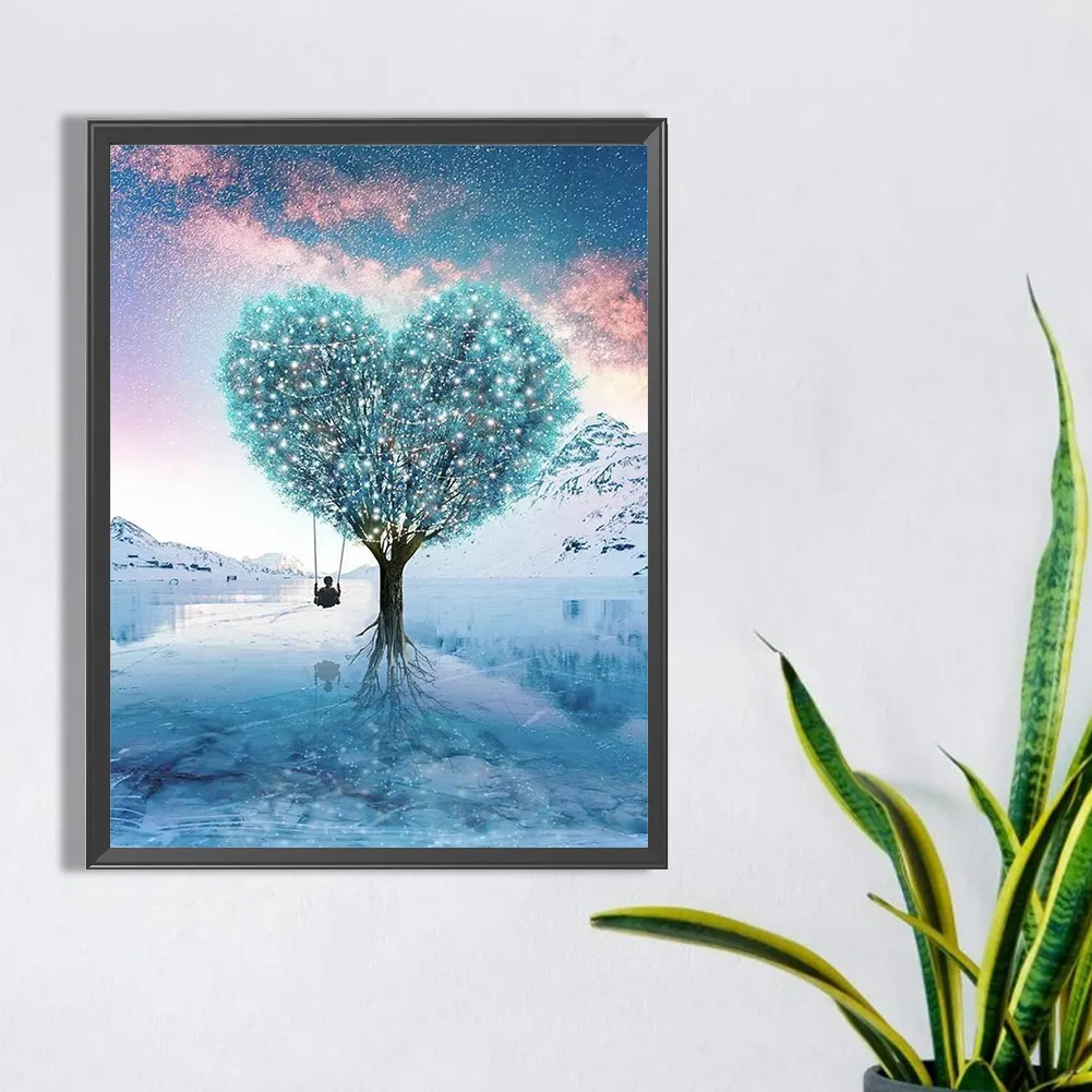 Full Round Diamond Painting 30*40cm - Strange Tree