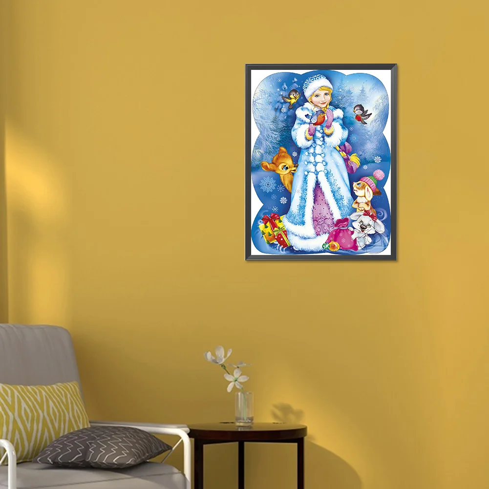 Diamond Painting - Full Round Drill - Snow Maiden(Canvas|30*40cm)