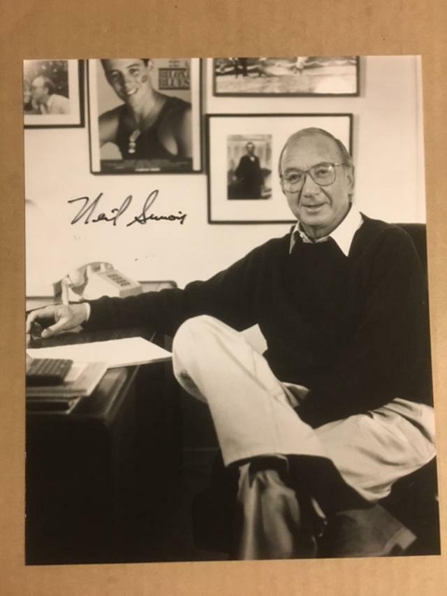 Neil Simon Boldly Signed 8x10 Sharp Photo Poster painting with COA