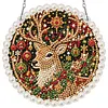 Pendentif de peinture en diamant en renne de No&euml;l pour adultes perceuse simple face