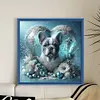 Love Bulldog-11CT Stamped Cross Stitch 45*45cm