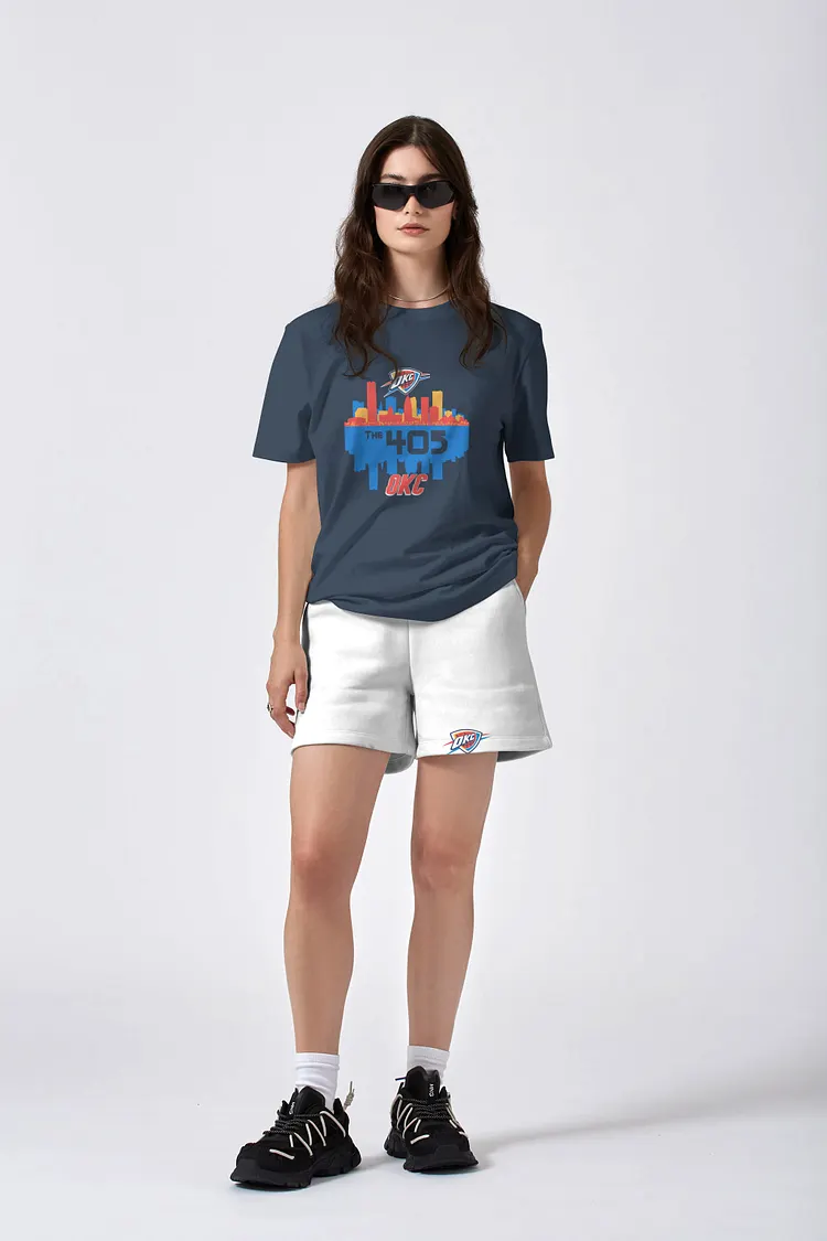 Oklahoma City Thunder Edition Top And Shorts Two-Piece Suits