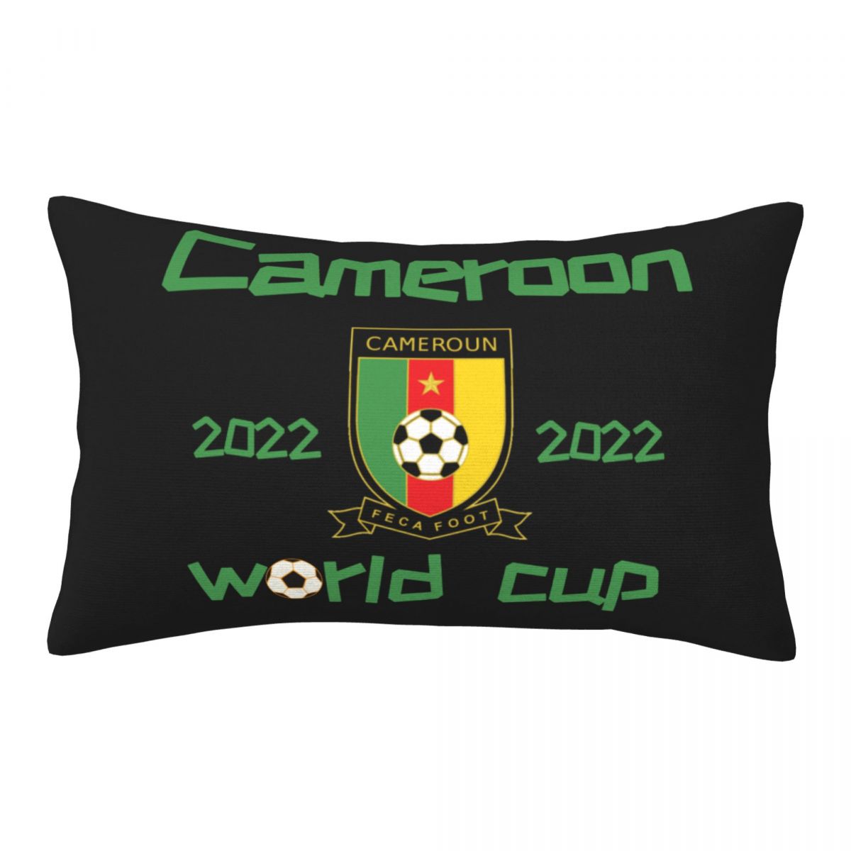 Cameroon 2022 World Cup Team Logo Decorative Pillow Cases