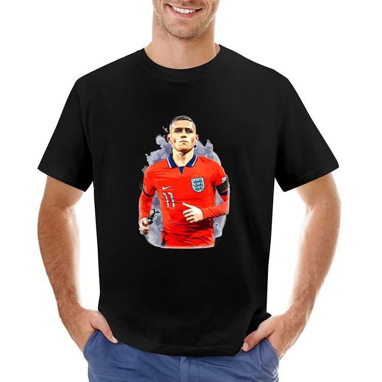 Phil Foden Watercolor Art Soccer Culture Tee
