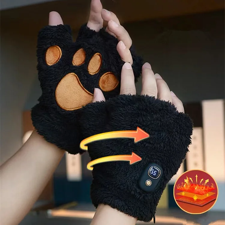 🔥Hot Black Friday & Christmas Sale 50% Off ✋️Cat Paw Smart Heated Gloves