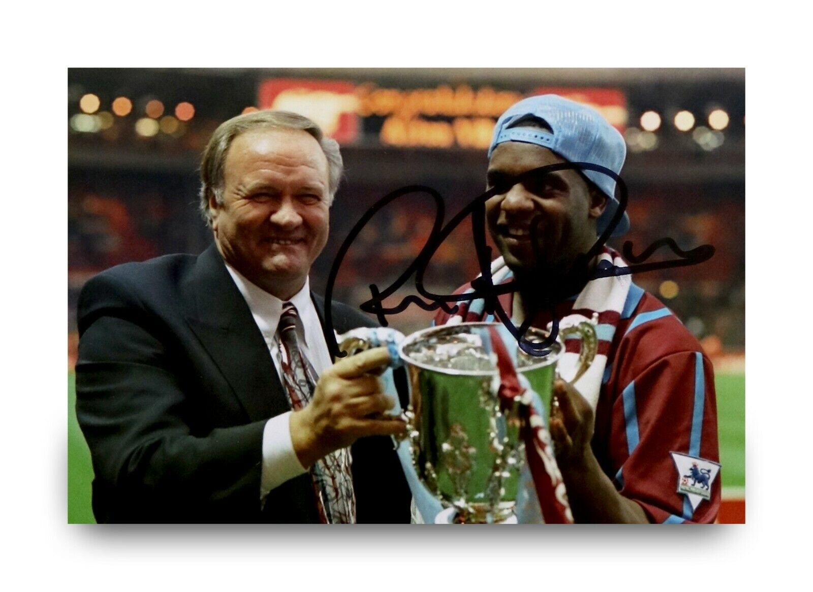 Ron Atkinson Signed 6x4 Photo Poster painting Manchester United England Manager Autograph + COA