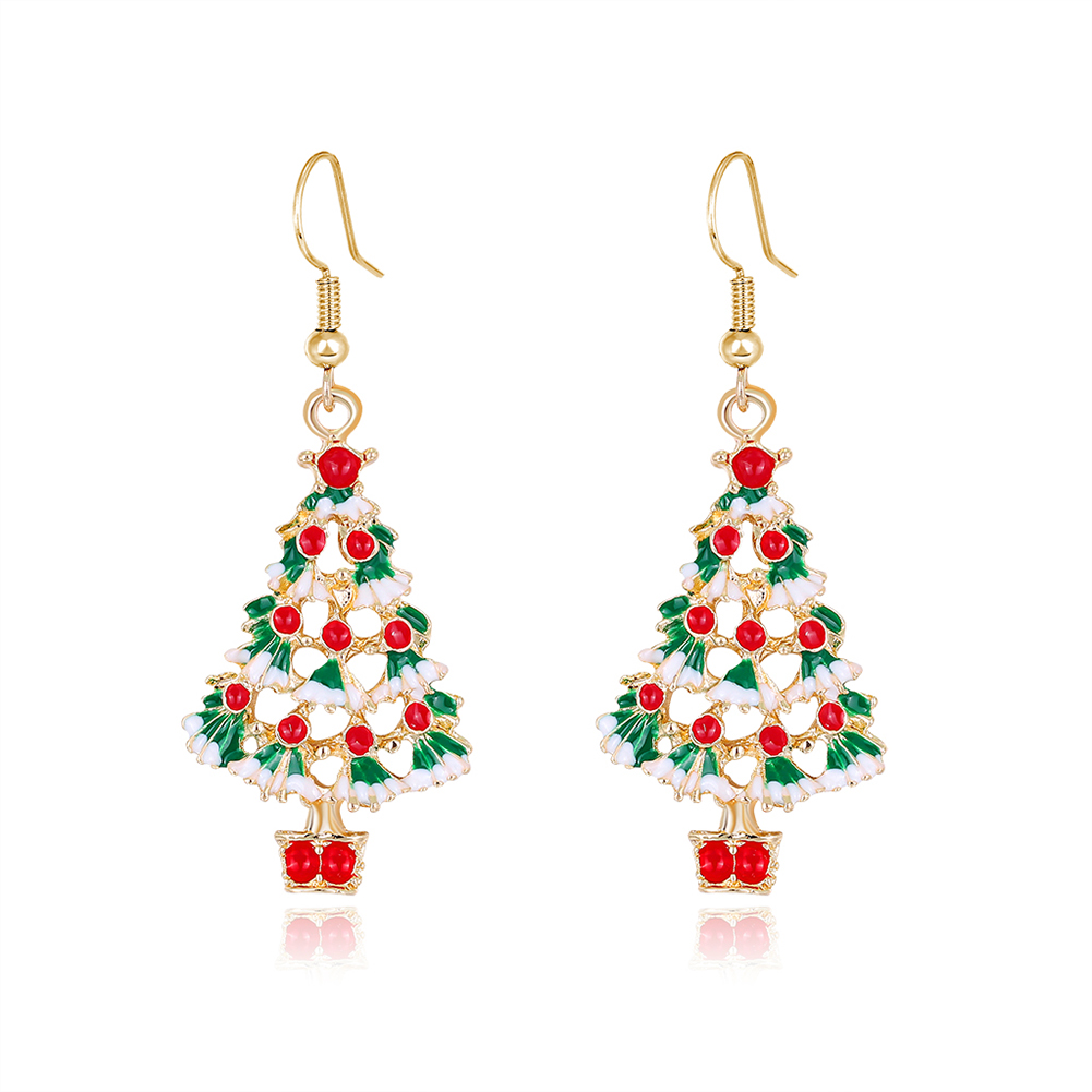 

Santa Claus Snowflake Hook Earrings Xmas Elk Ear Dangle Ornaments Jewelry, 501 Original