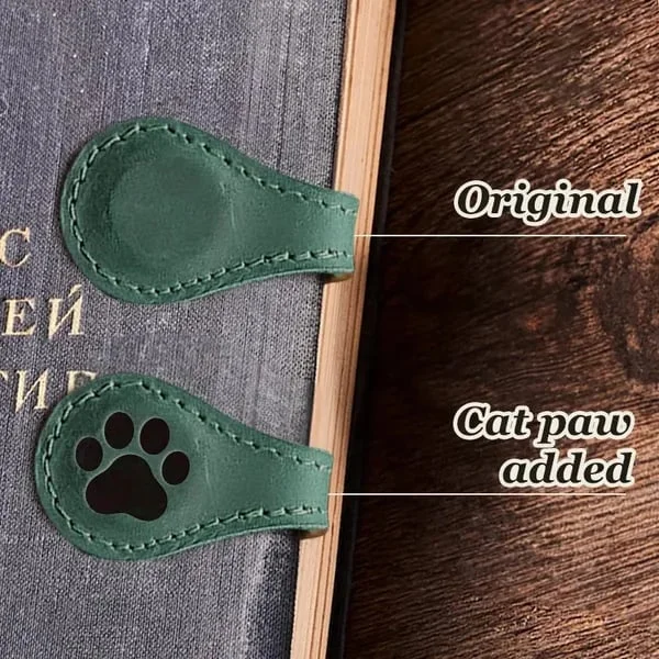TimelessMark - LAST DAY SALE 75% OFF - Personalized Magnetic Leather Bookmark