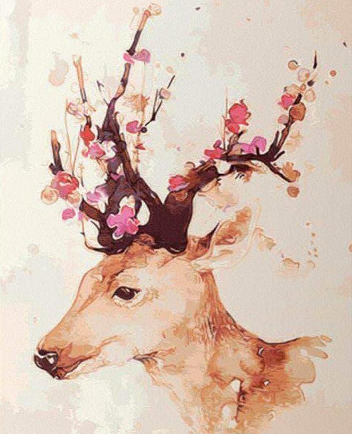 

Inspiration Deer – Paint By Numbers - 40*50CM, 501 Original