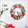 DIY Butterfly Bird Flower Bee Diamond Painting Crystal Hanging Wreath