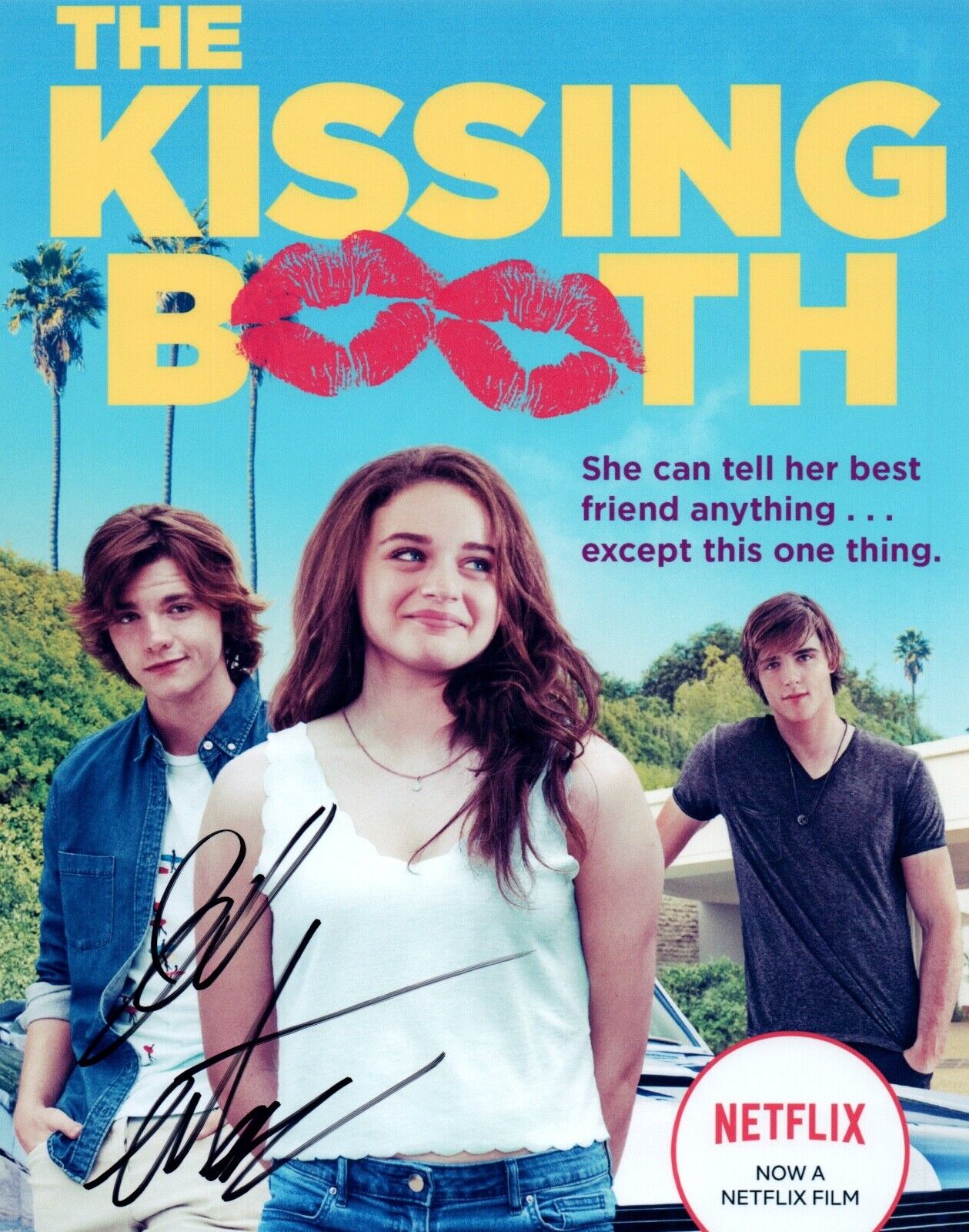 Joel Courtney Signed Autographed 8x10 Photo Poster painting THE KISSING BOOTH Super 8 Actor COA