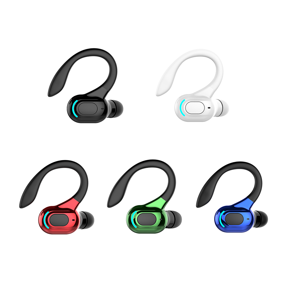 

Waterproof Hanging Ear Headphones Bluetooth-compatible 5.2 Wireless Headset, Green, 501 Original