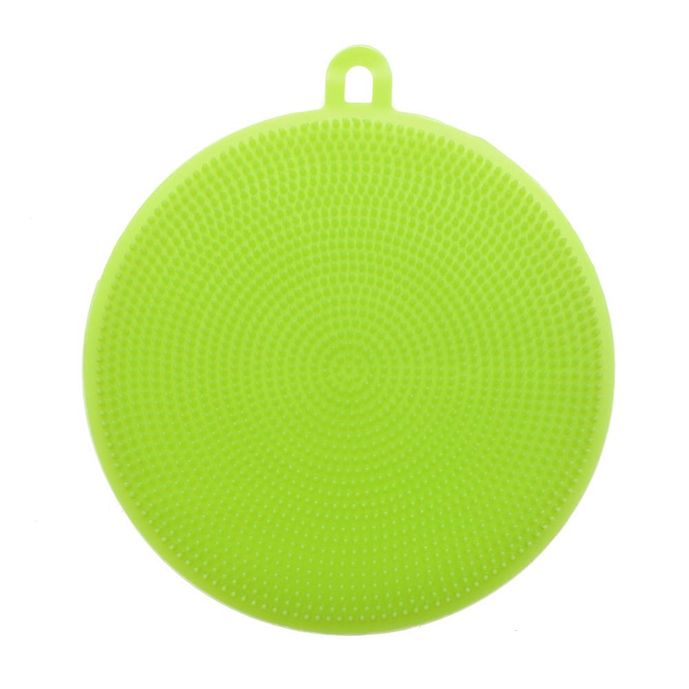 

Silicone Dish Washing Brush Household Pot Pan Bowl Cleaning Tools (Green), 501 Original