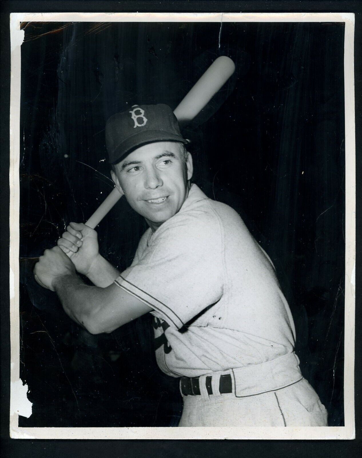 Pee Wee Reese circa 1940's Press Photo Poster painting Brooklyn Dodgers