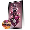 >SALE<5D DIY Full Round Drill Diamond Painting Rabbit Kit Home Decoration Art Craft