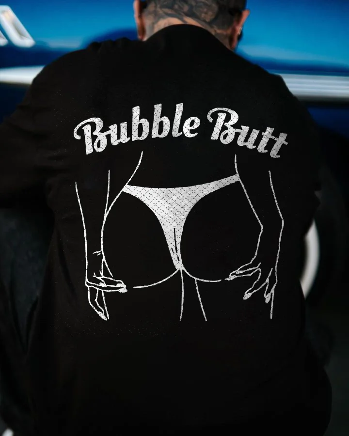 Bubble Butt Printed Men's T-shirt -  