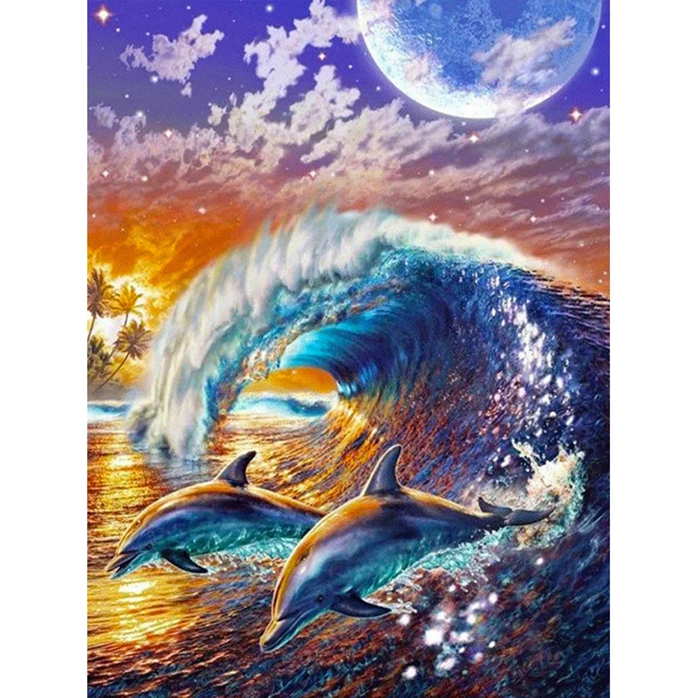 Diamond Painting - Full Round/Square Drill - Undersea Wolrd(30*40 - 50*60cm)