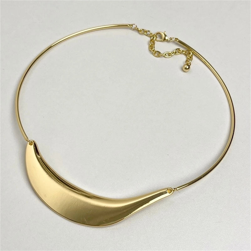 Casual Retro Geometric Gold Plated Silver Plated Copper Alloy Choker