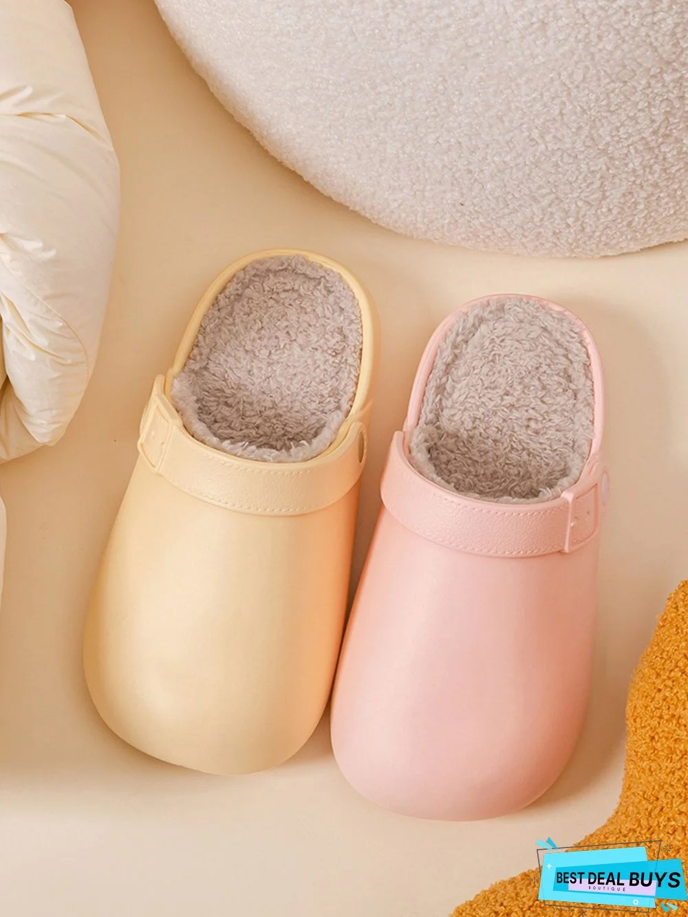 Waterproof Casual Winter Warm Lined Eva Sandals