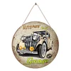 Car - Round Wooden Signs - 30*30cm