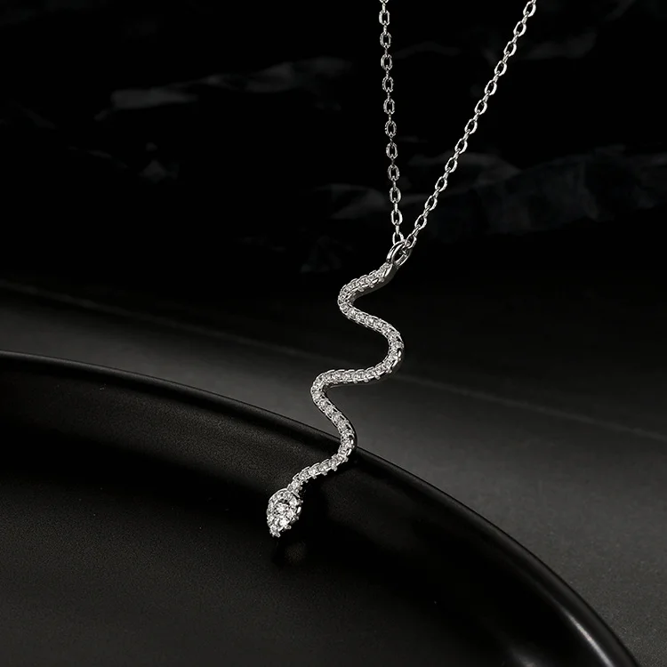 925 Silver Snake Necklace
