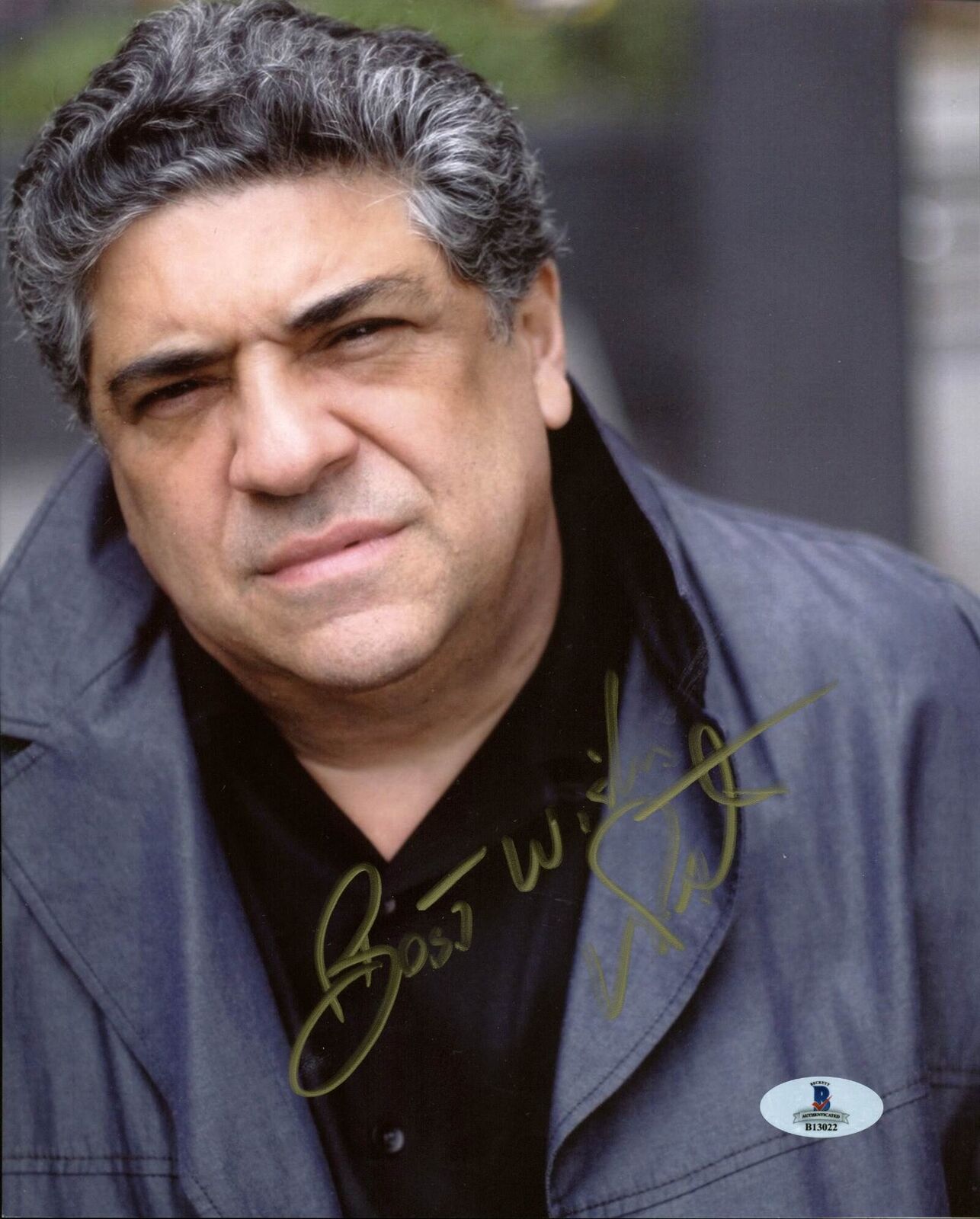 Vincent Pastore The Sopranos Authentic Signed 8X10 Photo Poster painting Autographed BAS #B13022