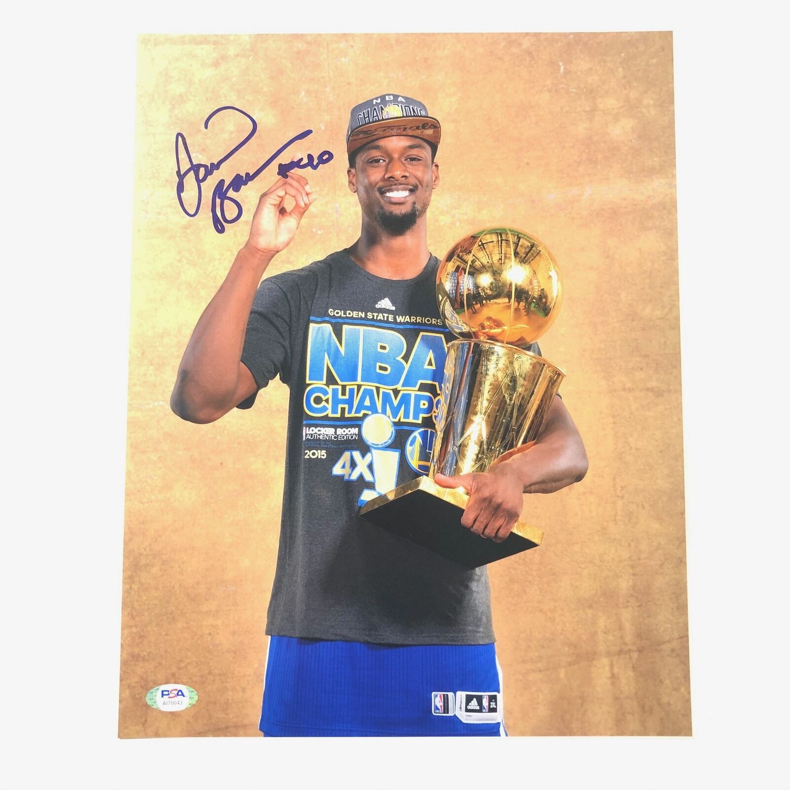Harrison Barnes signed 11x14 Photo Poster painting PSA/DNA Golden State Warriors Autographed