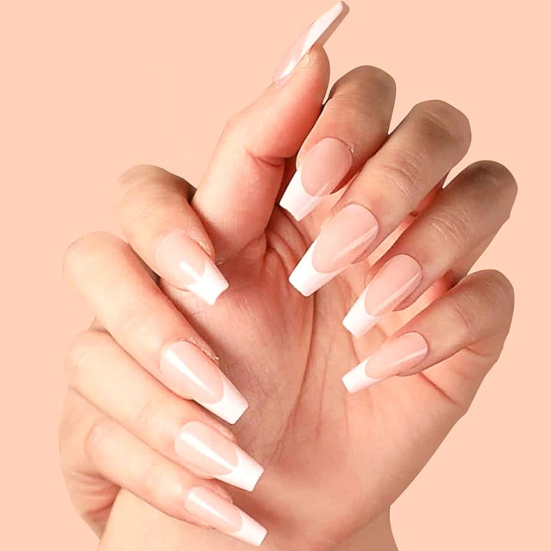 Minimalist Color Block ABS Press-on Nails 1 Set